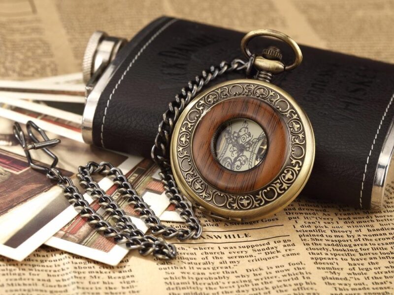 antique pocket watches solid wood mechanic hollow vintage pocket watch giveme gifts 12047157821501