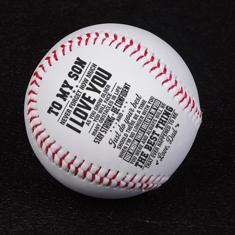 baseball dad to son just do your best personalized baseball giveme gifts 12355214016573