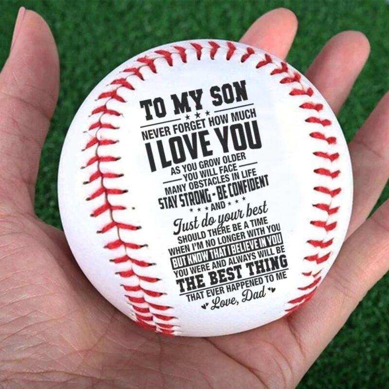 baseball dad to son just do your best personalized baseball giveme gifts 12355214049341