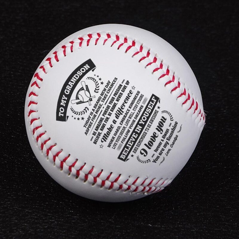 baseball grandpa to grandson you are my sunshine personalized baseball giveme gifts 12792842780733