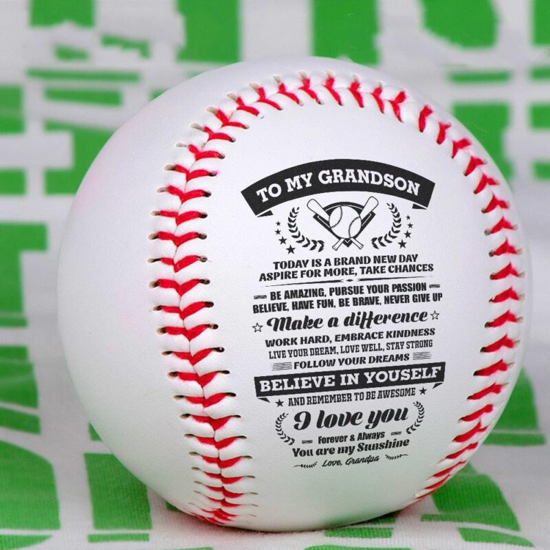 baseball grandpa to grandson you are my sunshine personalized baseball giveme gifts 12792842813501