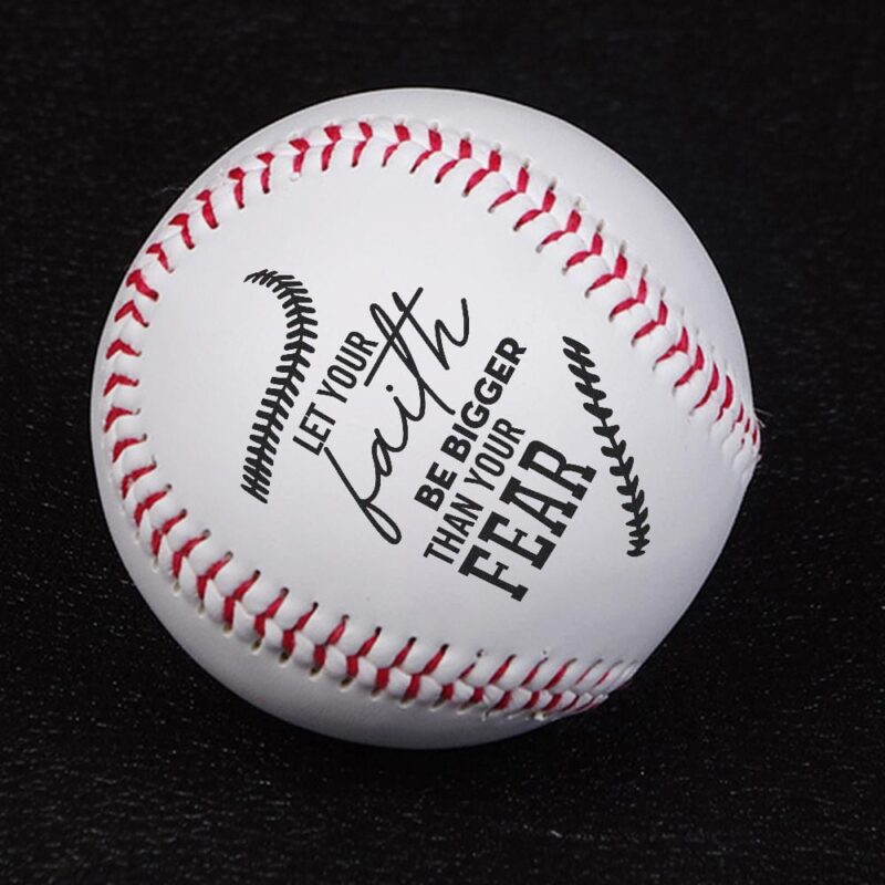 baseball to my grandson your faith be bigger than your fear personalized baseball giveme gifts 12791378739261