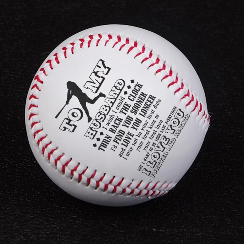 baseball to my husband i love you forever and always personalized baseball giveme gifts 12790803136573
