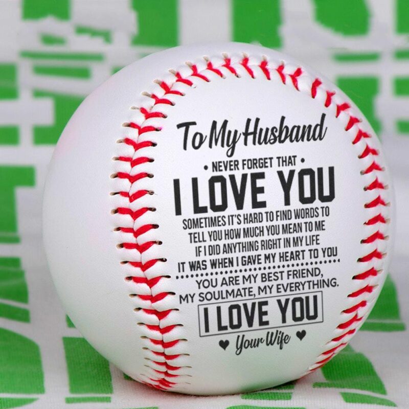 baseball to my husband you are my everything personalized baseball giveme gifts 12791191601213