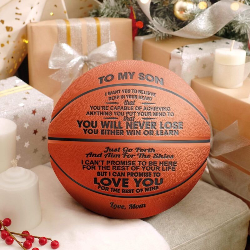 basketball mom to son you will never lose engraved basketball giveme gifts 16563574702141
