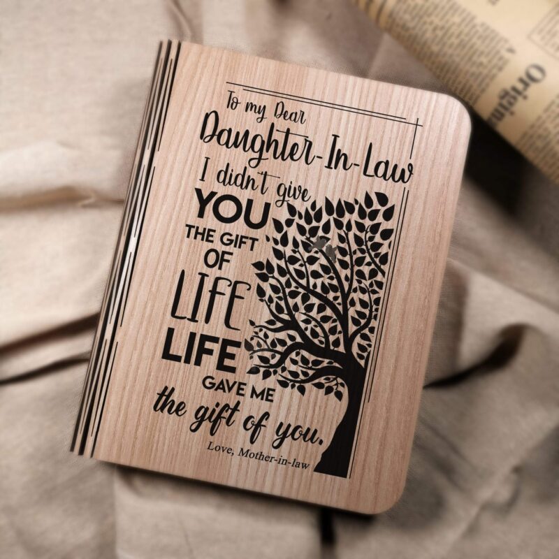 book lamp mom to daughter in law the gift of you led folding book light giveme gifts 13657490194493 scaled