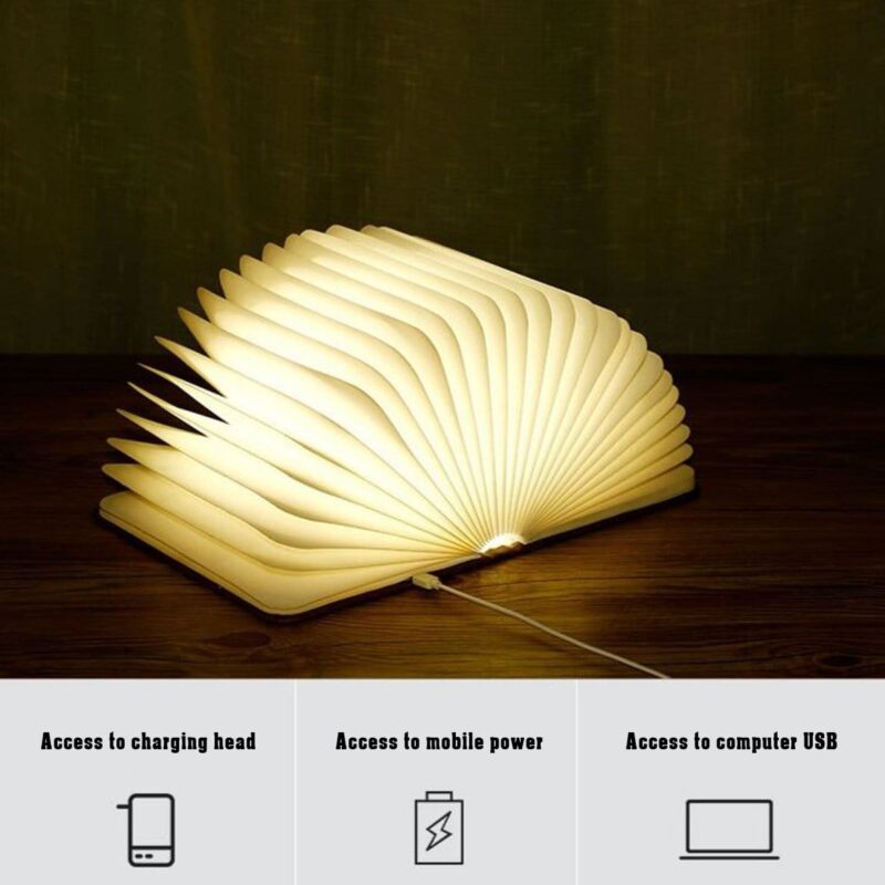 book lamp to my wife i will love you forever and always led folding book light giveme gifts 13655559929917