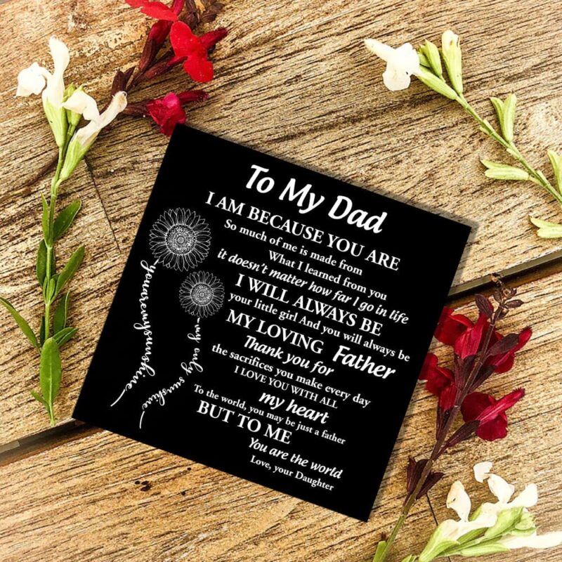 bracelets for dad daughter to dad my loving father customized name bracelet giveme gifts 29734351470653
