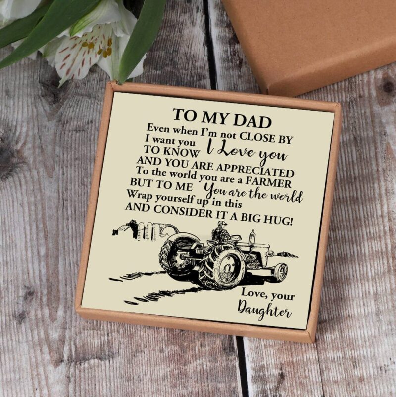bracelets for dad daughter to dad you are the world s best farmer bangle weave roman numeral bracelets giveme gifts 29149685678141