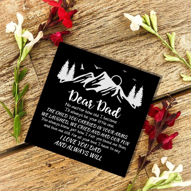 bracelets for dad to my dad i love you dad and always will customized name bracelet giveme gifts 29735456931901