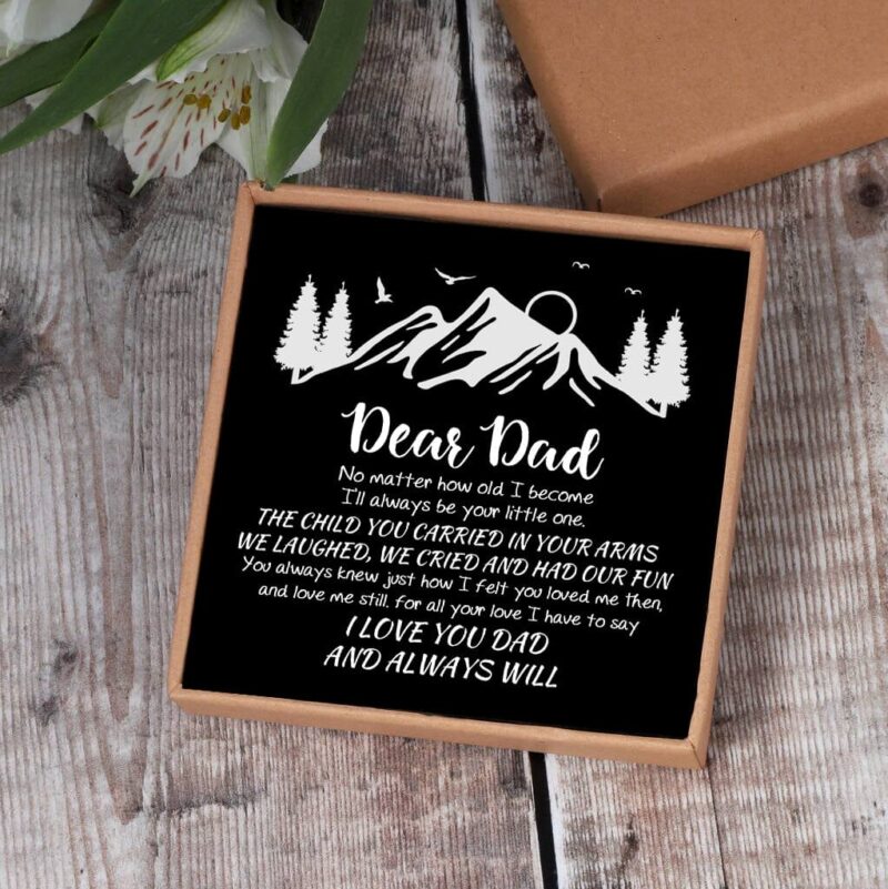 bracelets for dad to my dad i love you dad black beaded bracelets for men giveme gifts 31080543879229