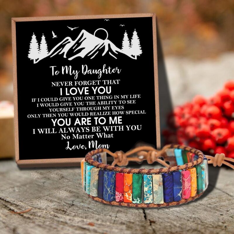 bracelets for daughter mom to daughter i love you gemstones chakra bracelet giveme gifts 30744997789757