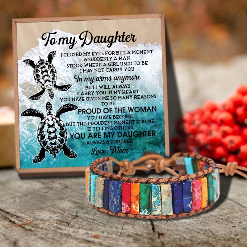 bracelets for daughter mom to daughter you are my daughter forever gemstones chakra bracelet giveme gifts 30754034450493