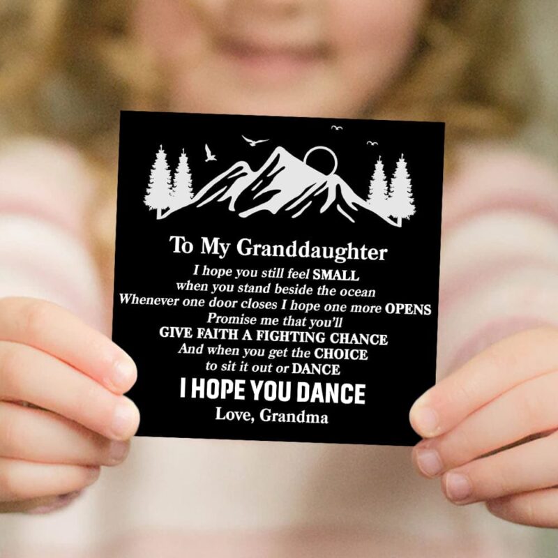 bracelets for granddaughter grandma to granddaughter i hope you dance crystal beaded bracelet giveme gifts 30153798123581