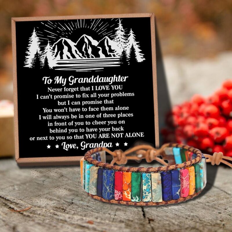 bracelets for granddaughter grandpa to granddaughter i love you gemstones chakra bracelet giveme gifts 31072495861821