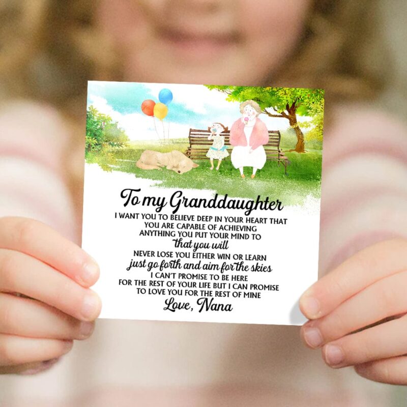 bracelets for granddaughter nana to granddaughter believe deep in your heart crystal beaded bracelet giveme gifts 30153617965117