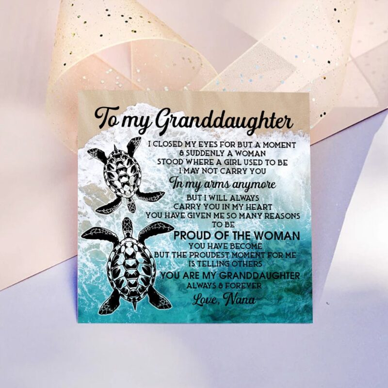 bracelets for granddaughter nana to granddaughter proud of the woman gemstones chakra bracelet giveme gifts 31072392871997