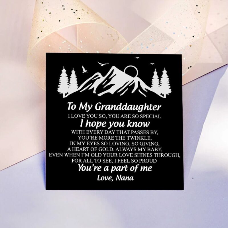bracelets for granddaughter nana to granddaughter you are a part of me gemstones chakra bracelet giveme gifts 31070902419517
