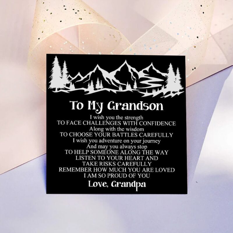 bracelets for grandson grandpa to grandson i am so proud of you personalized name bracelet giveme gifts 31146196402237