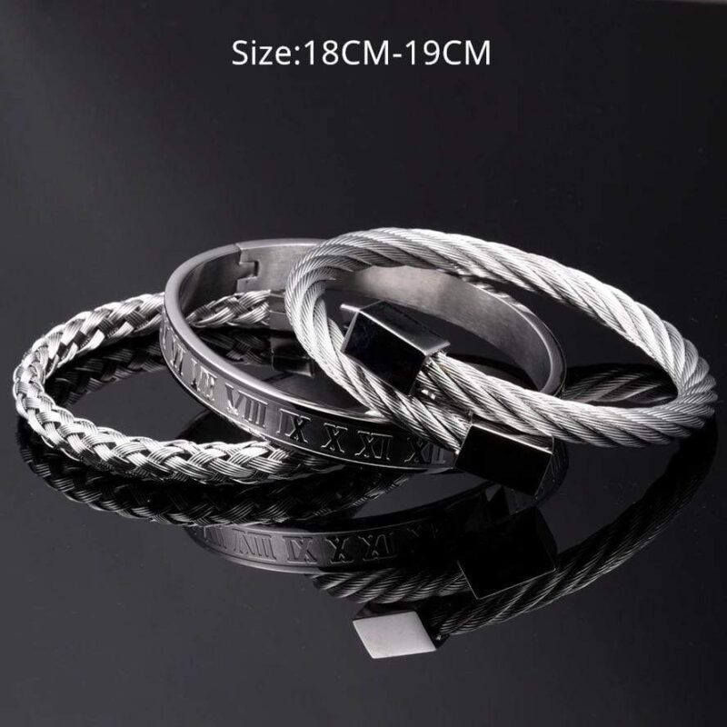 bracelets for husband to my husband i choose you in a hundred lifetimes roman numeral bracelet set giveme gifts 28481149894717