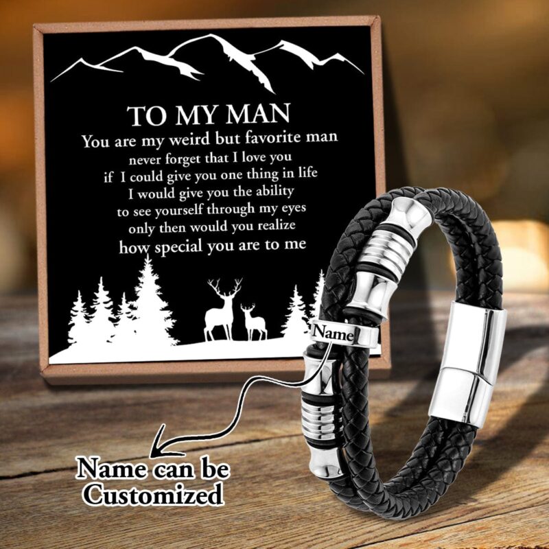 bracelets for husband to my man you are special to me personalized name bracelet giveme gifts 31184133980221