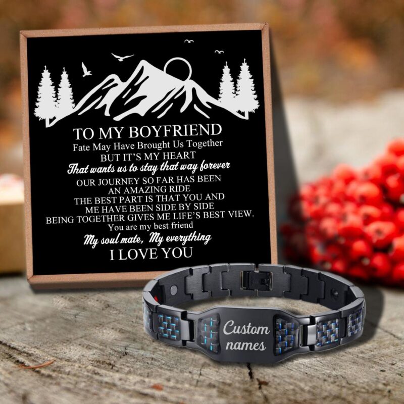 bracelets for lovers to my boyfriend you are my everything customized name bracelet giveme gifts 29820322414653
