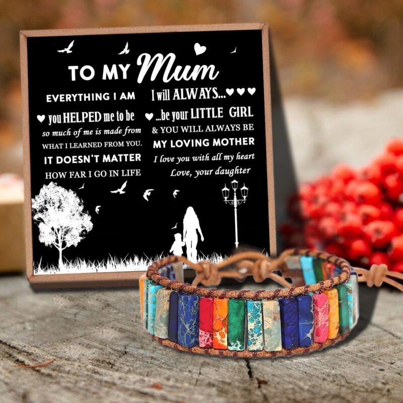 bracelets for mom daughter to mum your little girl gemstones chakra bracelet giveme gifts 31074132852797