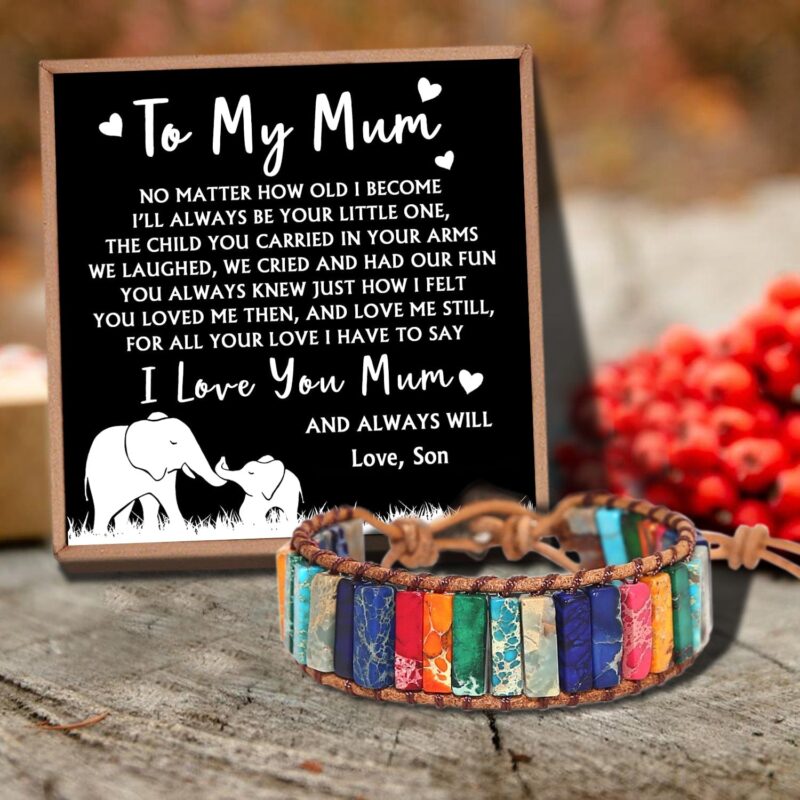 bracelets for mom son to mum i love you gemstones chakra bracelet giveme gifts 31074161819709