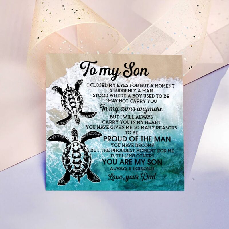bracelets for son dad to son proud of the man personalized name bracelet giveme gifts 31077600329789