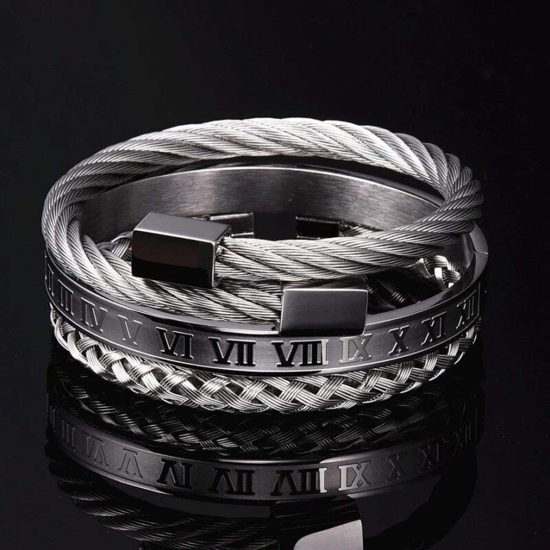 bracelets for son mom to son proud of the man roman numeral bracelet set giveme gifts 28373096333373