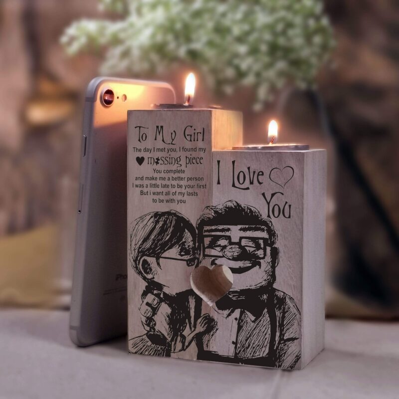 candle holders to my girl i found my missing piece wooden candle holders giveme gifts 31080944959549 scaled