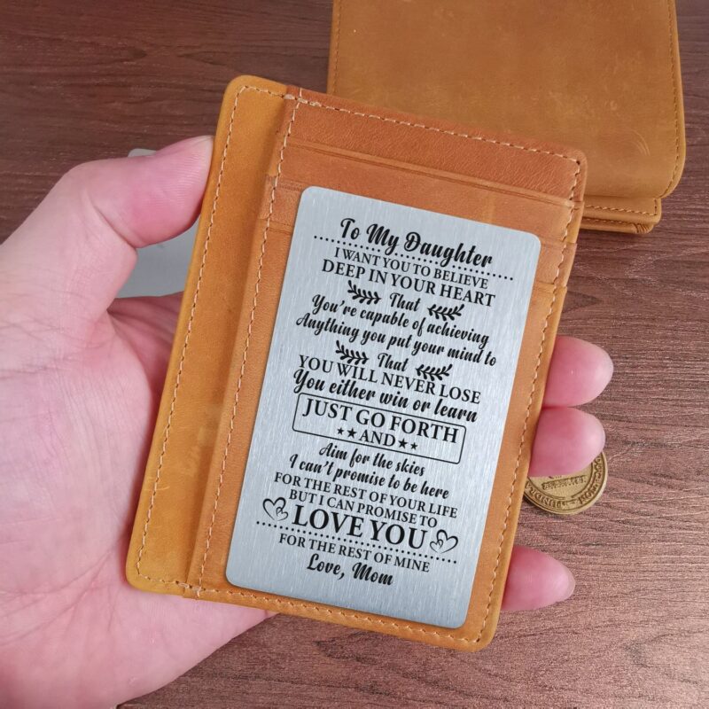 card holder wallets for daughter mom to daughter i love you card holder wallet giveme gifts 28164561272893