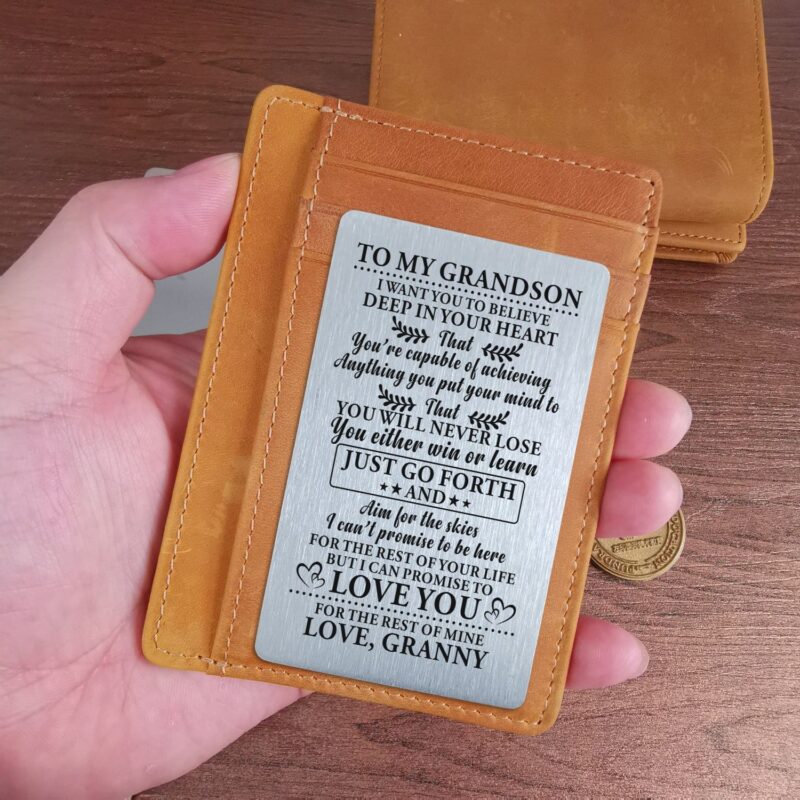 card holder wallets for grandson granny to grandson you will never lose card holder wallet giveme gifts 28177363763261