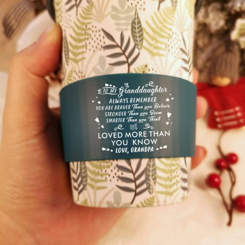 coffee cup mug grandpa to granddaughter you are loved more than you know ecoffee cup giveme gifts 16537282543677