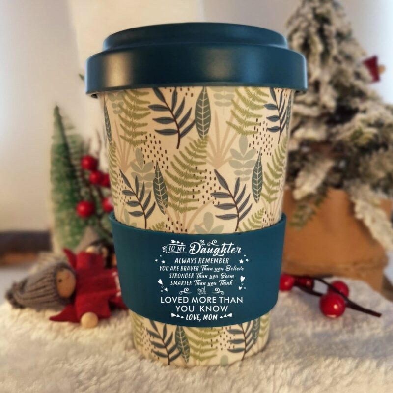coffee cup mug mom to daughter you are loved more than you know ecoffee cup giveme gifts 16537286934589