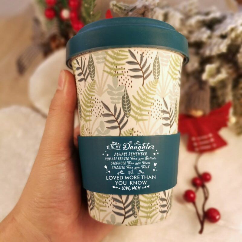 coffee cup mug mom to daughter you are loved more than you know ecoffee cup giveme gifts 16537286967357