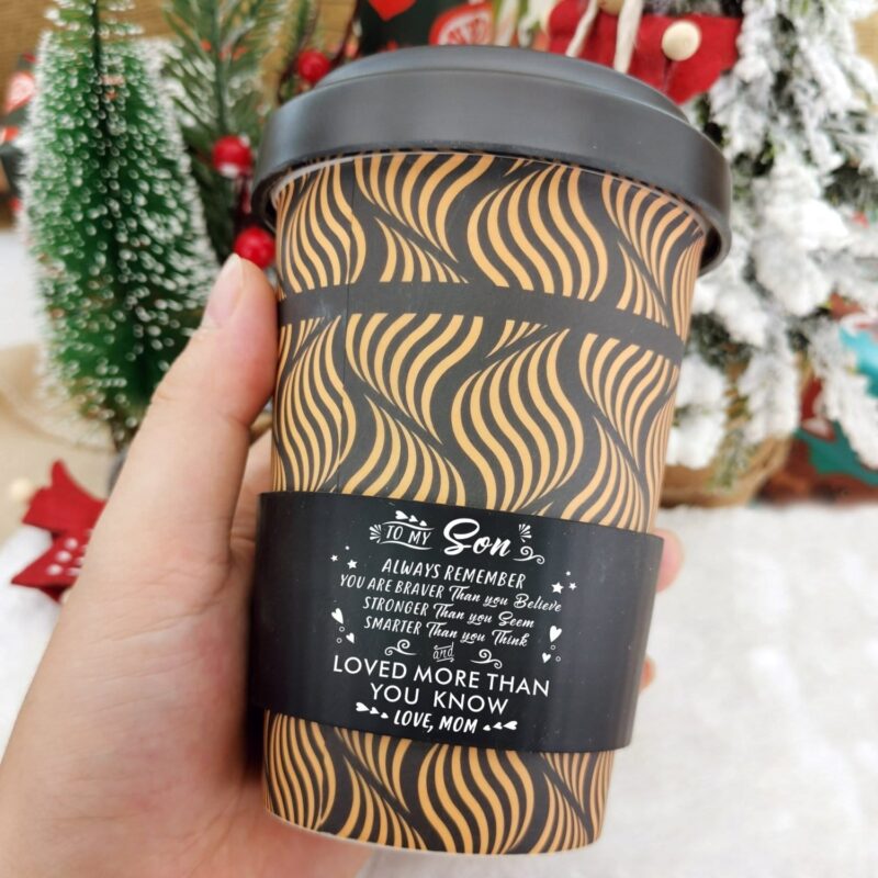 coffee cup mug mom to son you are loved more ecoffee cup giveme gifts 16543846891581