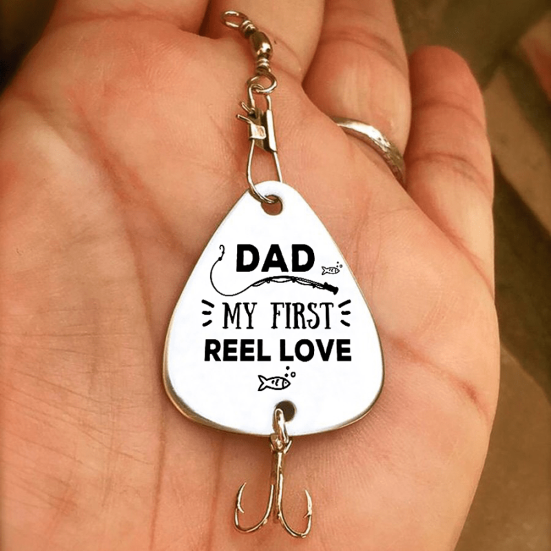 fishing hooks daughter to dad my first reel love customized fishing lure giveme gifts 28108360974397