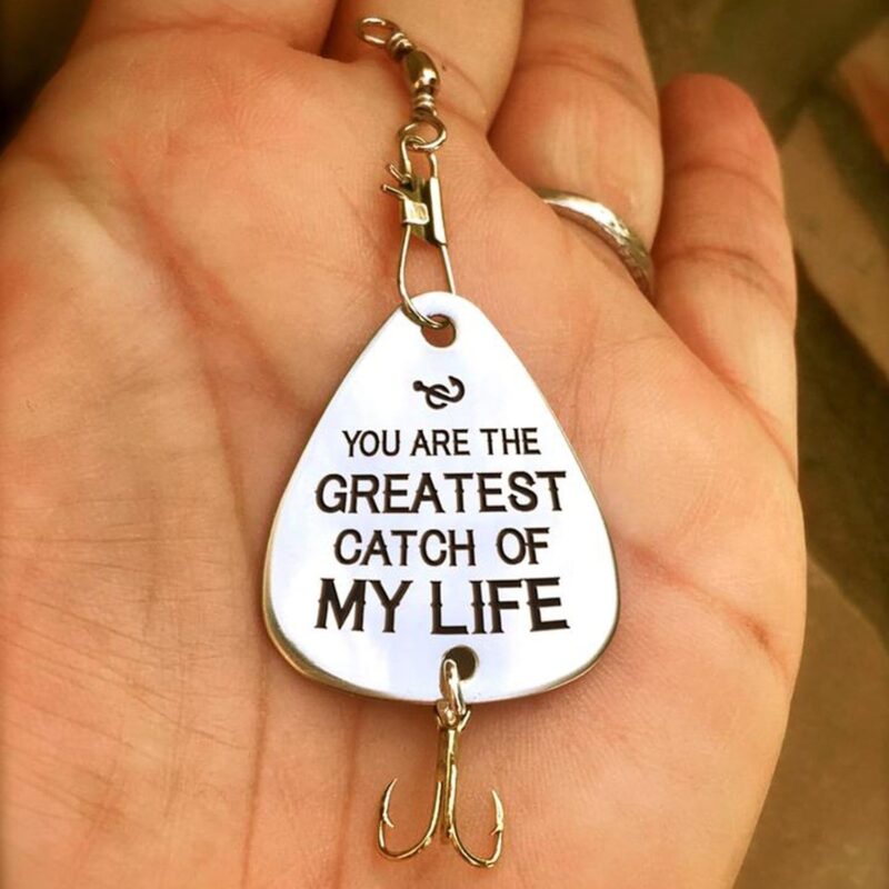 fishing hooks grandpa to grandson you are the greatest catch of my life customized fishing lure giveme gifts 13606633734205