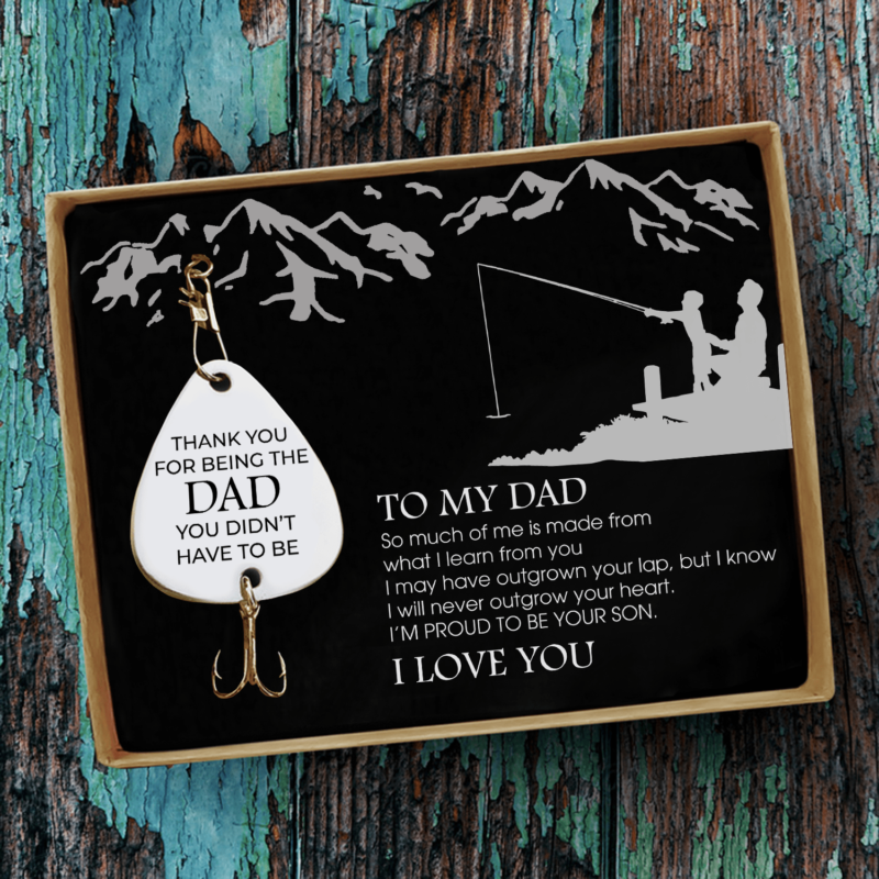 fishing hooks son to dad i am proud to be your son customized fishing lure giveme gifts 28105928179773