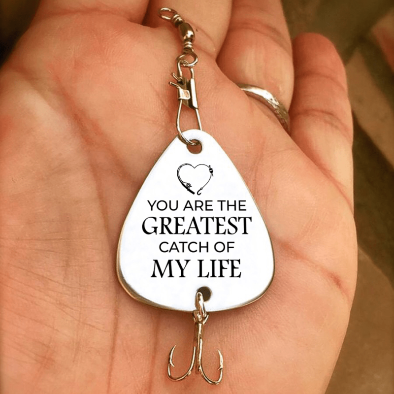 fishing hooks to my future husband you are the greatest catch of my life customized fishing lure giveme gifts 28108550570045
