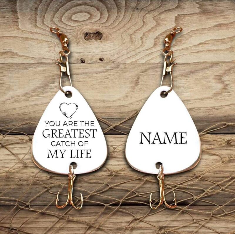 fishing hooks to my future husband you are the greatest catch of my life customized fishing lure giveme gifts 28108550602813