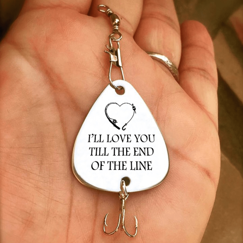 fishing hooks to my future wife i will love you till the end customized fishing lure giveme gifts 28108572065853