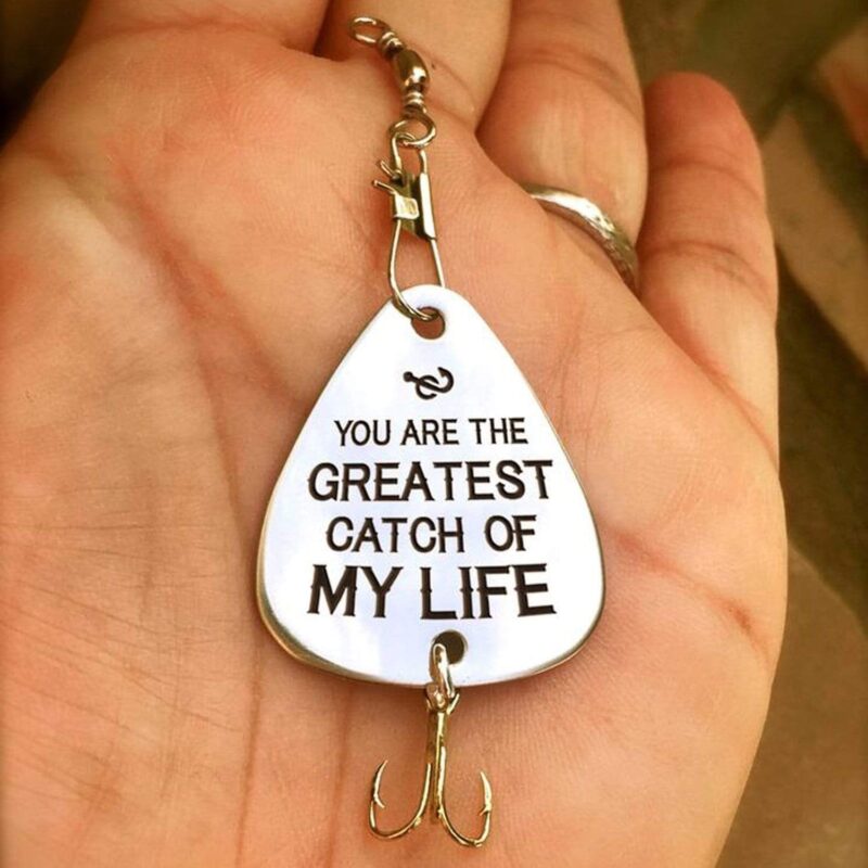 fishing hooks to my man i found my missing piece customized fishing lure giveme gifts 13600157302845