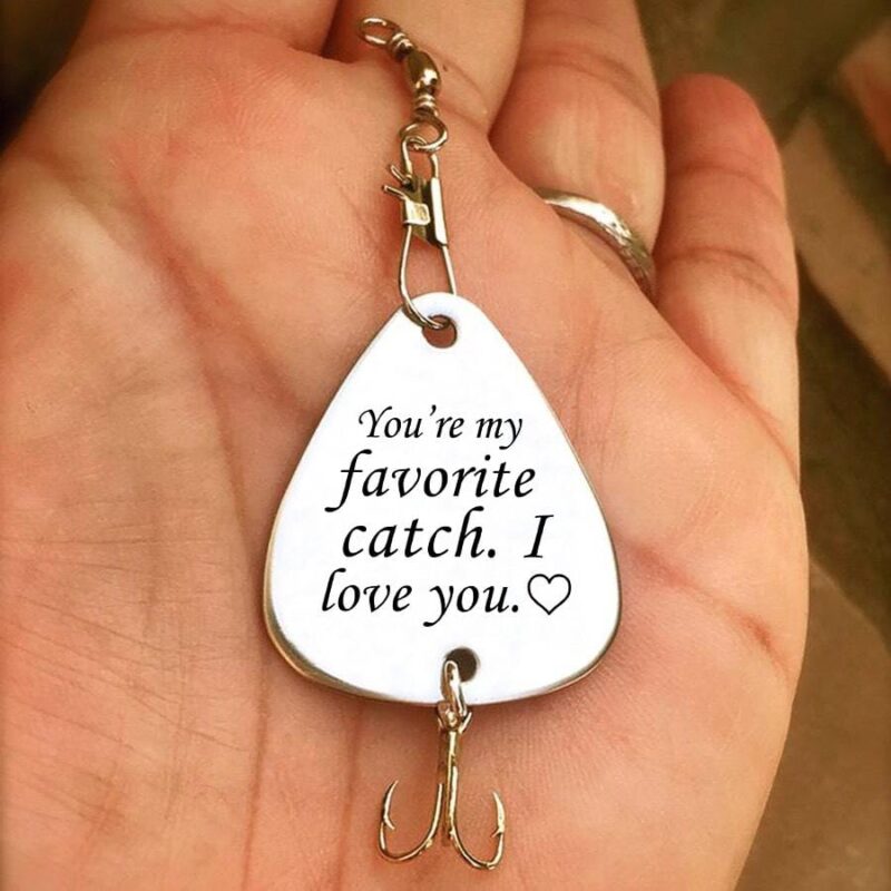 fishing hooks to my man you are my favorite catch customized fishing lure giveme gifts 16504857198653