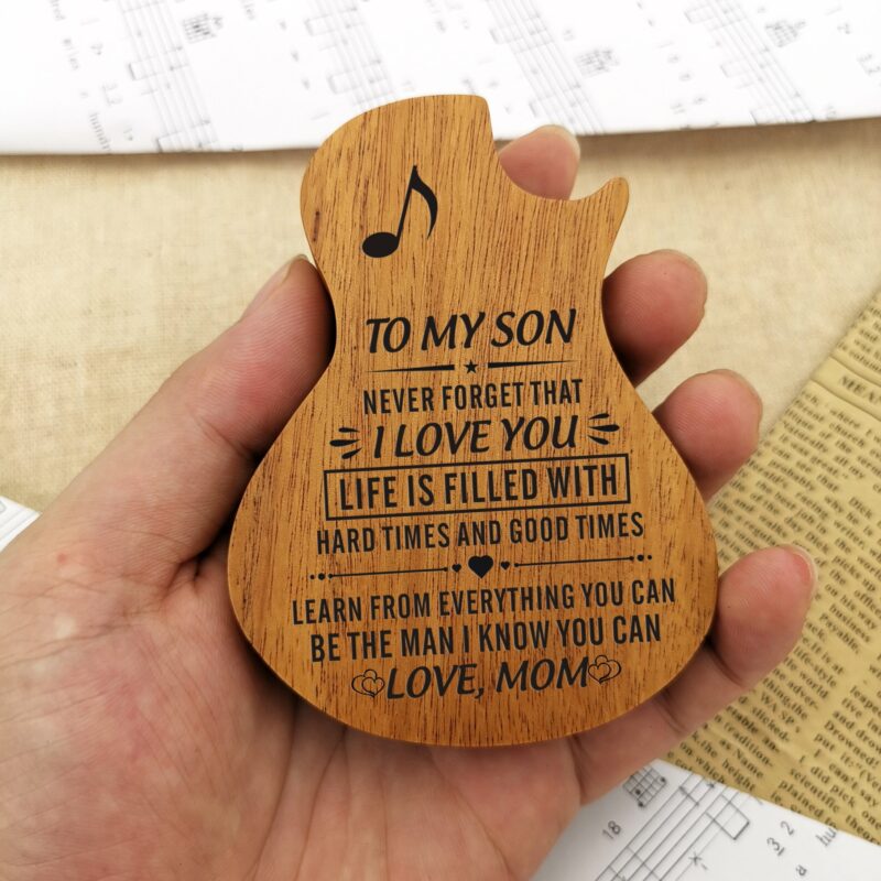 guitar picks mom to son i love you wood guitar picks with case giveme gifts 16533841903677 scaled