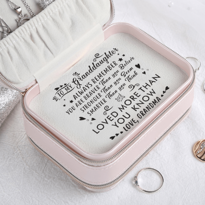 jewelry boxes grandma to granddaughter you are loved more personalized jewelry box pink giveme gifts 28030994841661