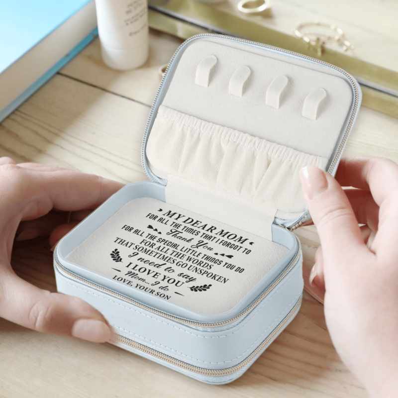 jewelry boxes son to mom i love you personalized jewelry box blue giveme gifts 28033053425725