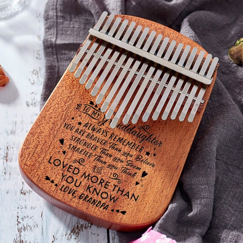 kalimba grandpa to granddaughter you are loved more 17 keys thump piano giveme gifts 13669953110077