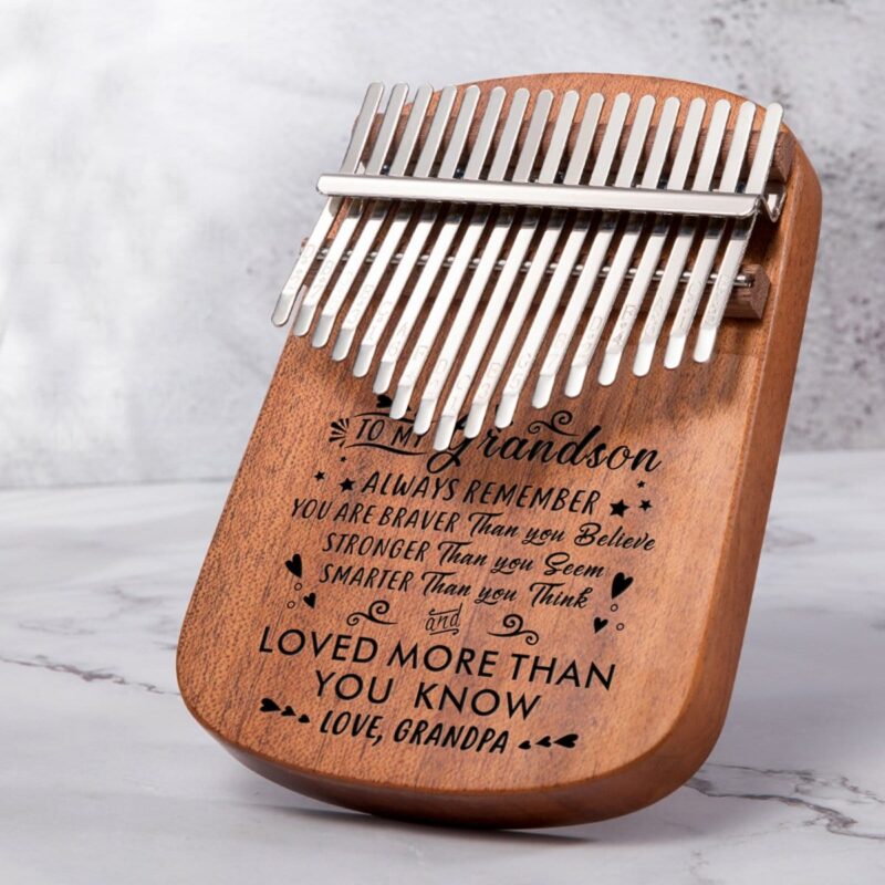 kalimba grandpa to grandson you are loved more 17 keys thump piano giveme gifts 13669968019517